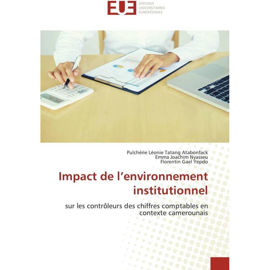 Impact de l'environnement institutionnel, Ratgeber von Florentin Gael Yepdo, Emma Joachim Nyasseu, Pulchérie Léonie Tata...