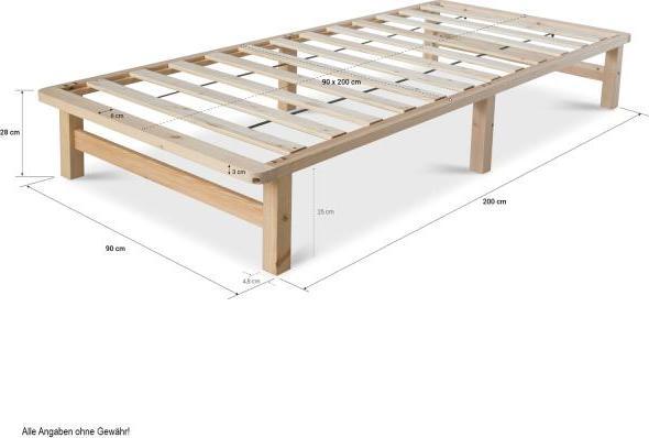 Image du produit Homestyle4u Lit palette (140 x 200)