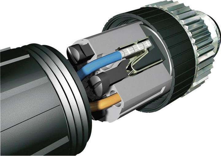 Produktbild Phoenix Contact M12,5P,RA Socket,SPEEDCON,A-cod.,Push-in