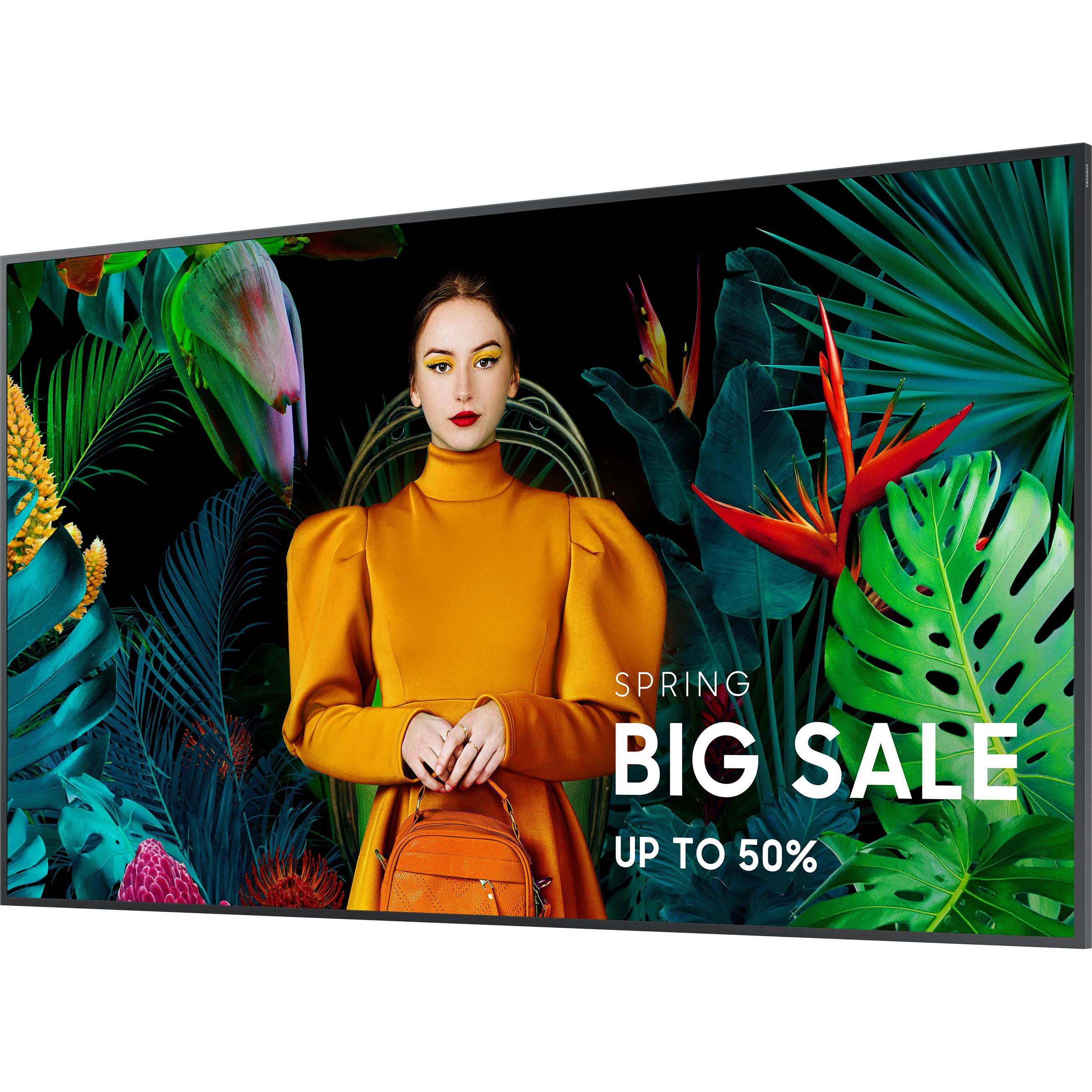 Samsung QB65C (3840 x 2160 Pixel, 65"), Digital Signage, Schwarz
