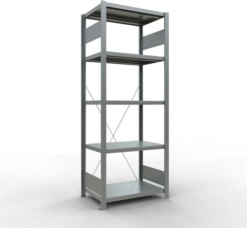 Actual product image Schulte Lagertechnik MULTIplus250 basic racking system with cross braces