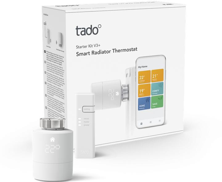 Produktbild tado° Smartes Heizkörper Thermostat - Starter Kit V3+
