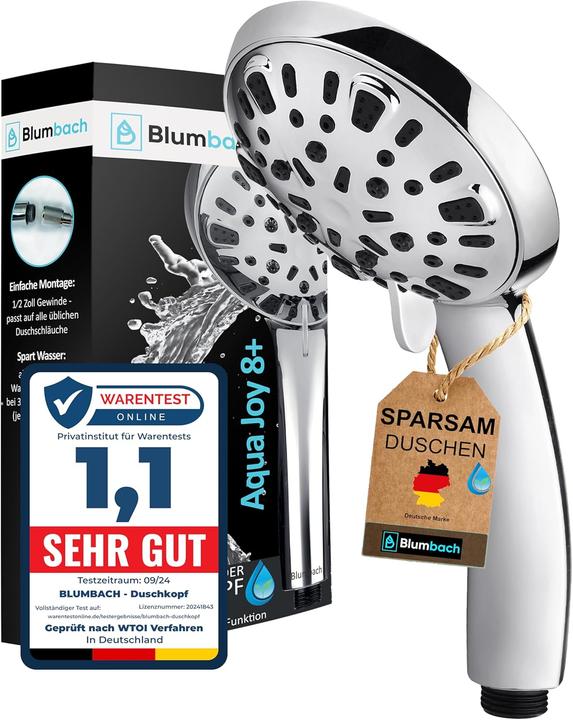 Produktbild Blumbach Duschkopf (8 Strahlarten, 8 l/min)