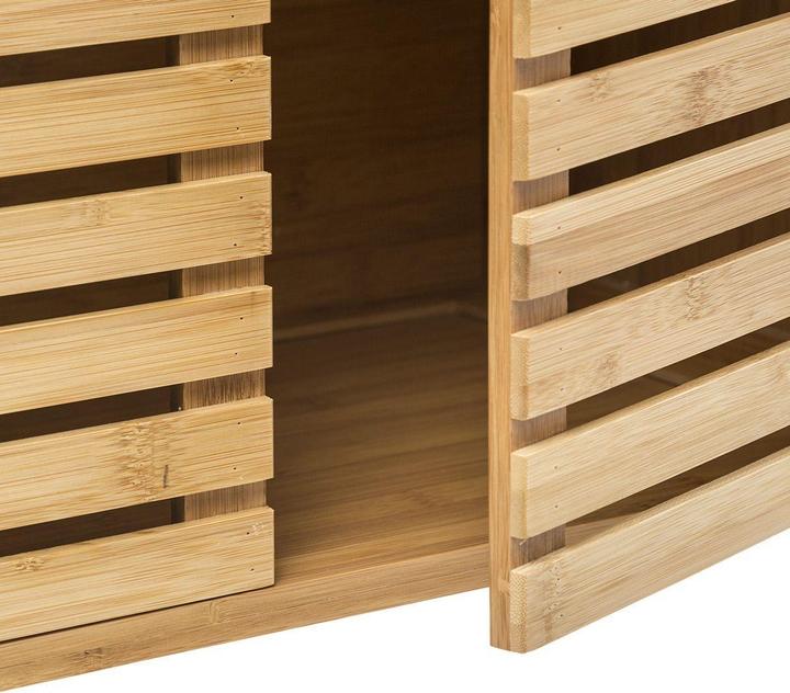Image du produit 5Five Armoire de salle de bain en bambou avec découpe (80 x 28 x 60 cm)