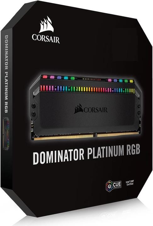 Productafbeelding Corsair Dominator Platinum RGB (4 x 8GB, 3200 MHz, DDR4 RAM, DIMM 288 pin)