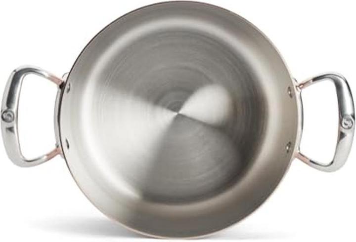 Actual product image de Buyer Prima Matera cooking pot induction, with lid (24 cm, Pot, Copper, Stainless steel)