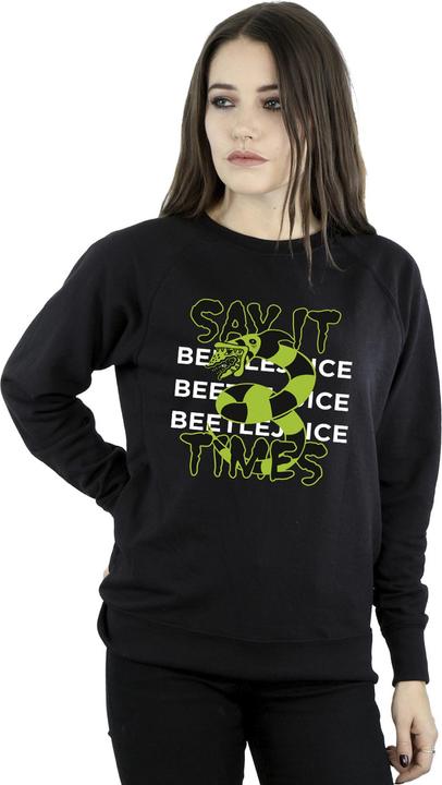 Produktbild Beetlejuice Say It 3 Times Sweatshirt (L)