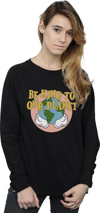 Immagine prodotto Disney Mickey Mouse Be Kind To Our Planet Felpa Donna (L)