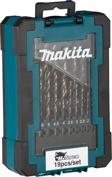 Immagine prodotto Makita Set di punte da trapano M-Force 19pcs (1,0 - 10,0 mm)