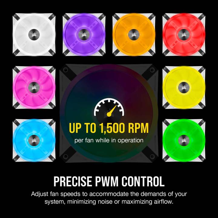 Actual product image Corsair iCUE QL120 RGB (120 mm, 1 x)