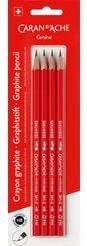 Image du produit Caran d'Ache Edelweiss Graphitstift im Blister (0.50 mm, HB, 4 x)