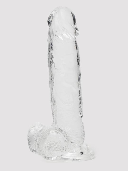 Produktbild Lovehoney Enjoy Clear Dildo with Balls 8 Inch (GL 20.3cm)