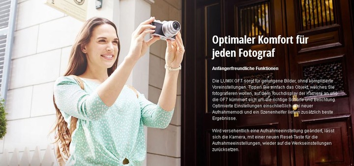 Produktbild Panasonic Dmc Gf7 (16 Mpx, Micro Four Thirds)