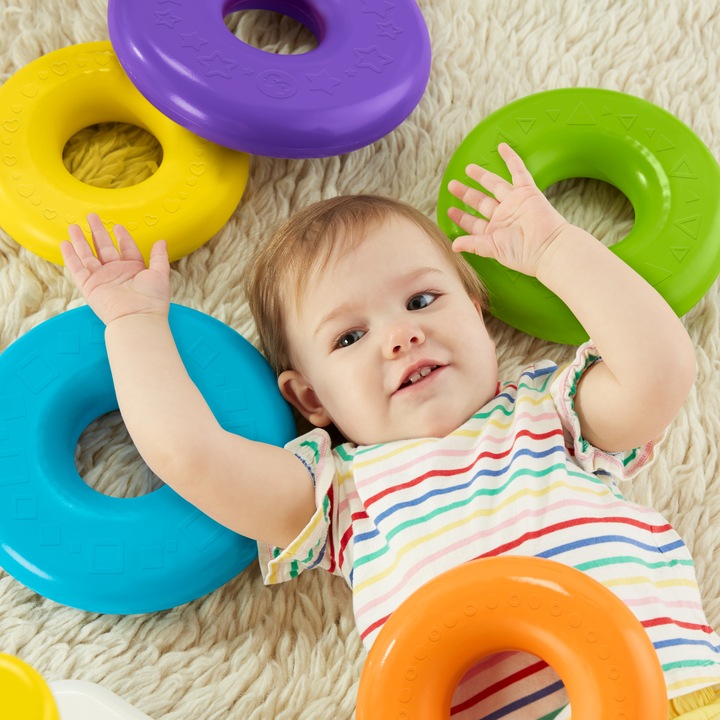 Produktbild Fisher-Price Grosse Farbringpyramide
