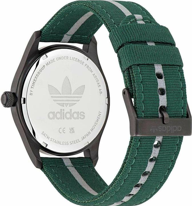 Produktbild adidas Quarz Armbanduhr AOSY23042 Schwarz Gehäusematerial=Stahl Material (Armba (Analoguhr, 42 mm)