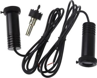 Produktbild Hermex LESER AUDI LOGO Asphalt PROJEKTOR BEAMER LED SMD Türlicht Tuning Car Deko