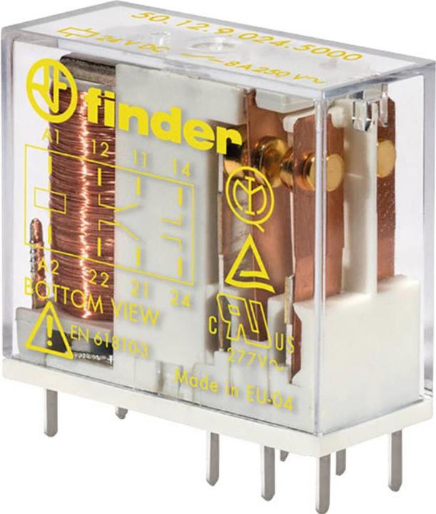 Produktbild Finder SicherheitsrelaisDPDTAgNi+Au8A24VDCSpul