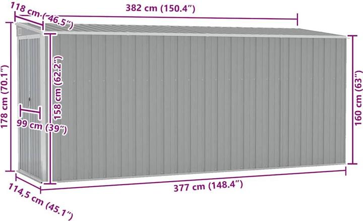 Immagine prodotto vidaXL Gartenhaus
