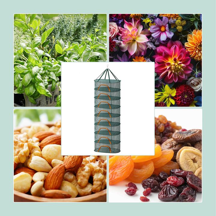 Produktbild Relaxdays Faltbares Trockennetz Oval