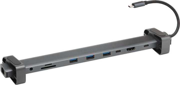 Actual product image Bluestork HUB USB-C/10 ports/Gris (USB-C, 10 ports)