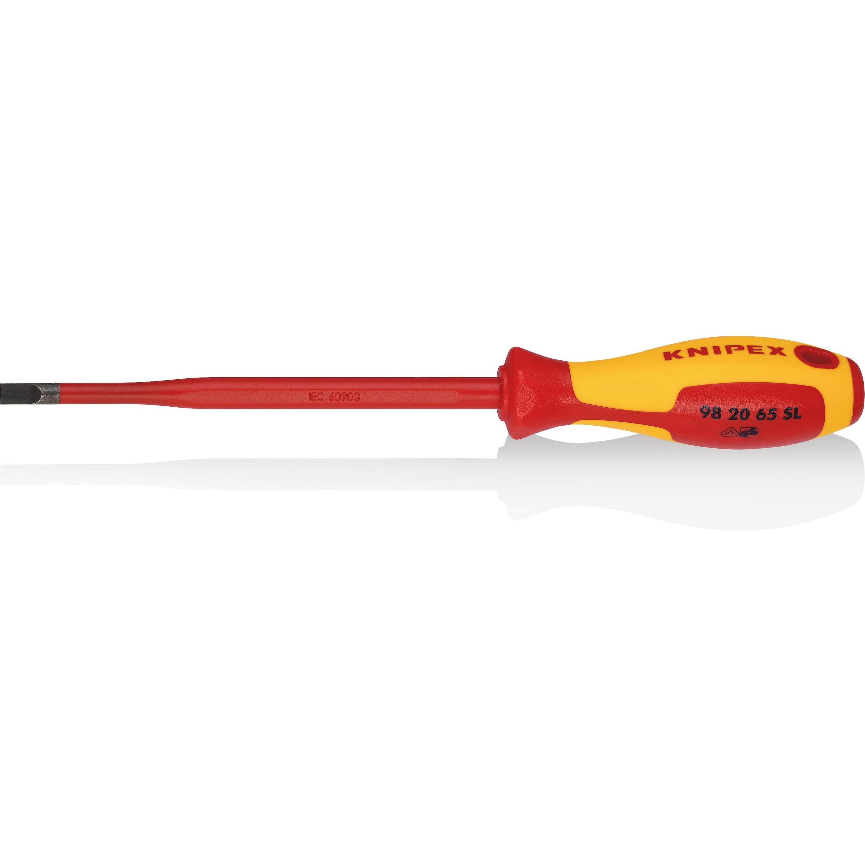 Knipex, Schraubenzieher, Schraubendreher (Slim) für Schlitzschrauben (Schlitz)