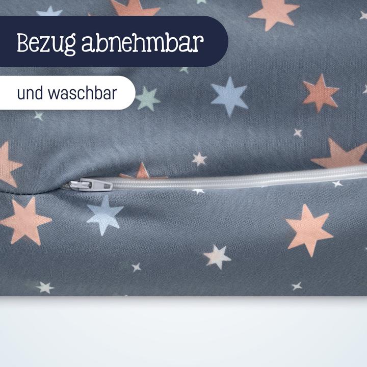 Actual product image Julius Zöllner Jersey Nursing Pillow - 190 - Shiny Stars (190 cm)