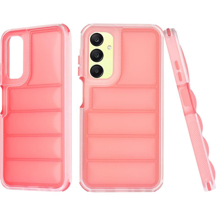 Techsuit - Wave Shield - Samsung Galaxy A25 5G - Red (Samsung Galaxy A25 5G), Cover smartphone, Rosso