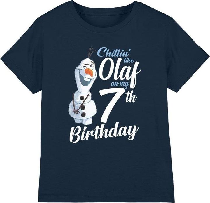 Produktbild Disney Frozen Chillin Like Olaf TShirt 7. Geburtstag (104)