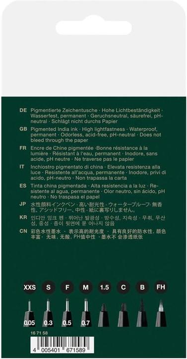 Produktbild Faber-Castell Tuschestift (8x)