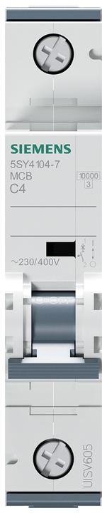 Produktbild Siemens Sicherungsautomat 1-polig 4A Typ C