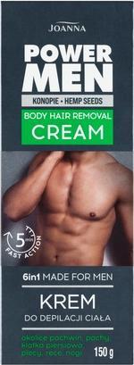 Actual product image Joanna Power Men Body Hair Removal Cream 6in1 Body Depilation for Men Hemp Seeds (1 x, 150 g)