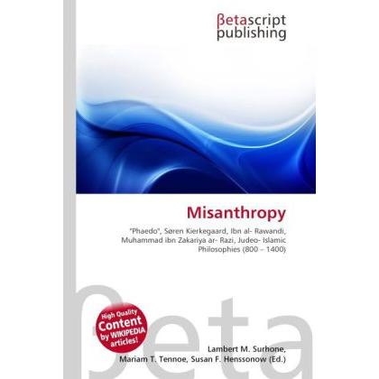 Thumbnail - Misanthropy, Sachbücher