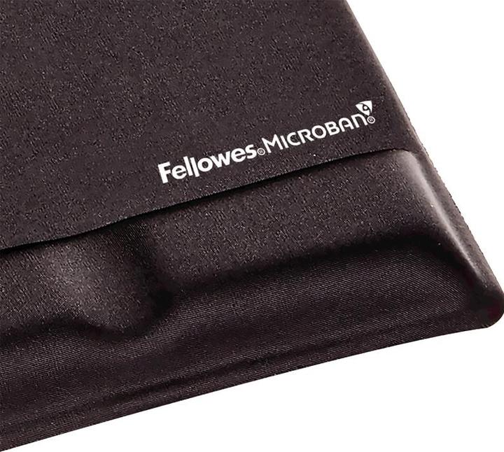 Actual product image Fellowes Health-V wrist rest with mouse pad, black (S)
