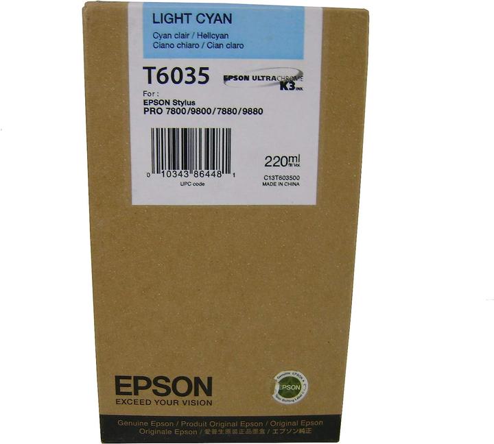 Actual product image Epson T603 (LC)