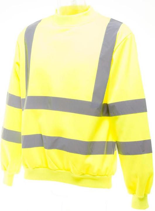 Actual product image Yoko Unisex Hi-Vis Heavyweight Sweatshirt (M)