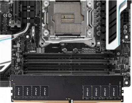 Immagine prodotto PNY DDR4 PC 2666 CL19 (1 x 4GB, 2666 MHz, DDR4-RAM, DIMM)