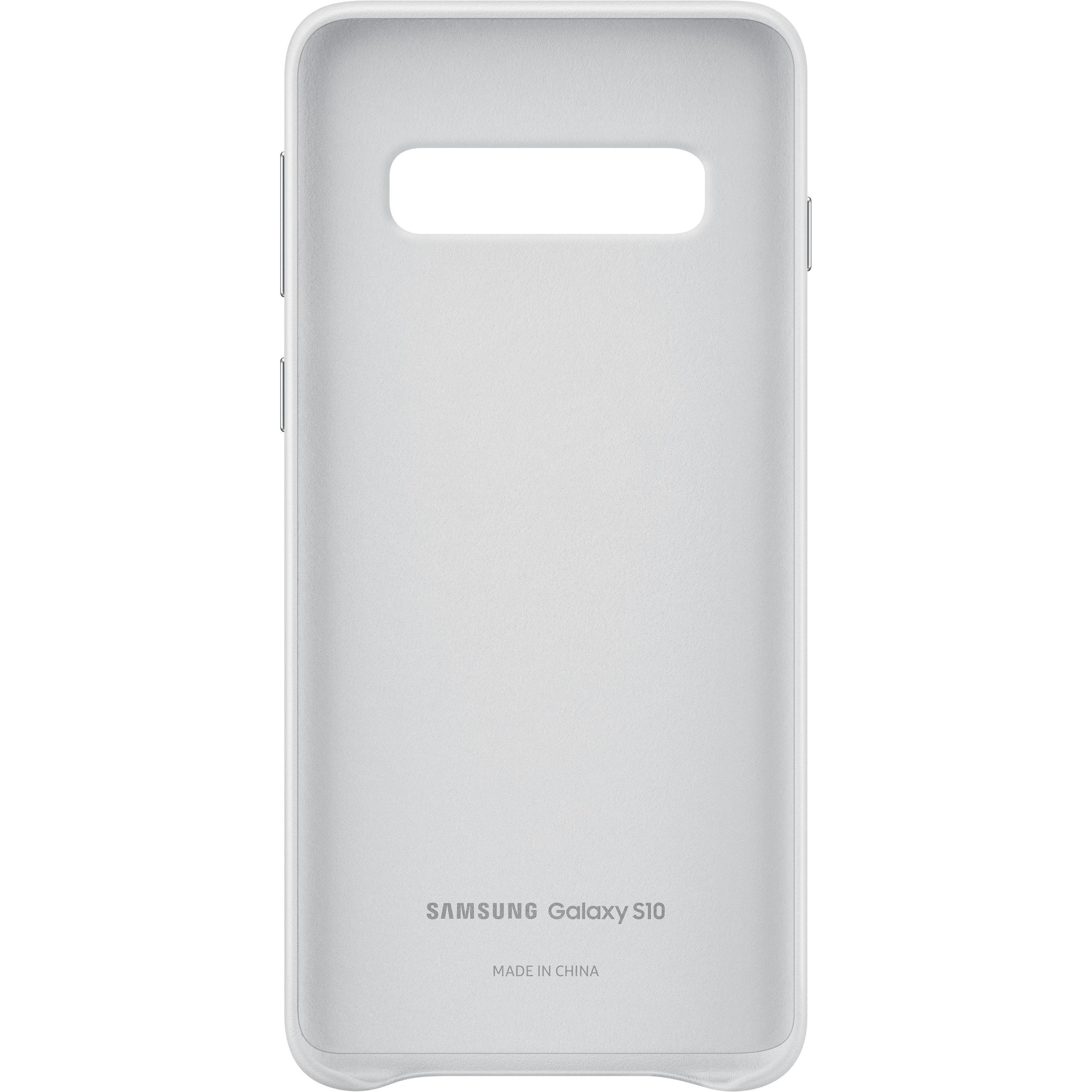 Thumbnail - Samsung Leather Cover (Samsung Galaxy S10), Smartphone Hülle, Weiss