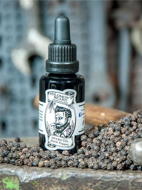 Immagine prodotto Solomon's Beard Olio di barba Pepe Nero Pepe Nero (30 ml)