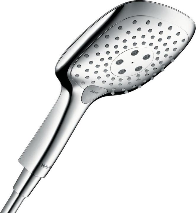 hansgrohe HG Handbr RAINDANCE SELECT E 150 3jet DN 15, EcoSmart version chrome (3 Beam types, 9 l/min)