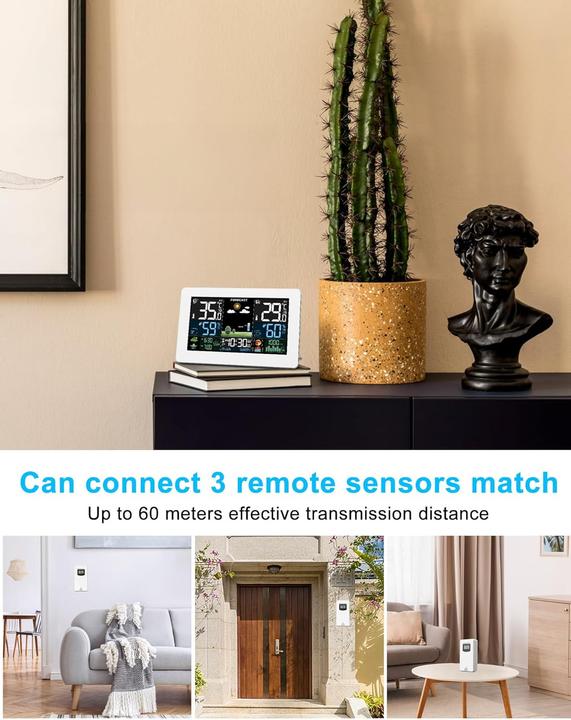 Image du produit Haoyao Funk-Wetterstation mit Aussensensor