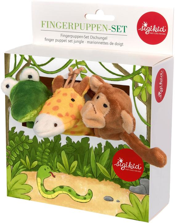 Produktbild Sigikid Fingerpuppen Set Dschungel