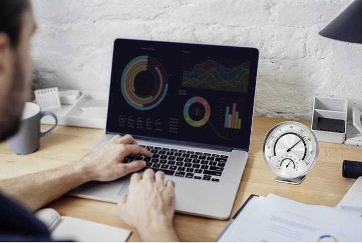 Produktbild No Name Analoge Wetterstation Silber