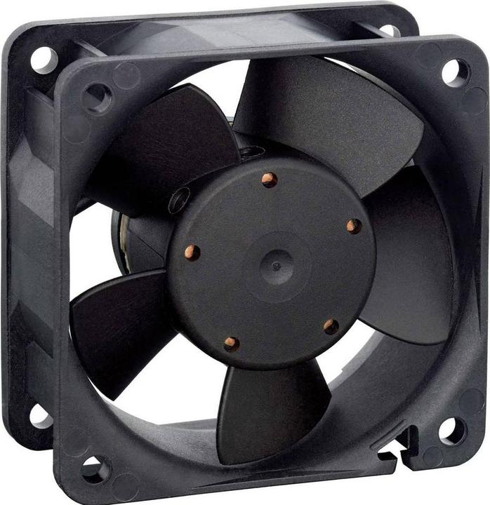 Actual product image Papst EBM 612NGH Axial fan 12 V/DC 43 m³/h (L x W x H) 25 x 60 x 60 mm (60 mm, 1x)