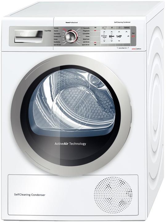 Bosch Hausgeräte WTY887W4CH Édition suisse (8 kg, Droite)