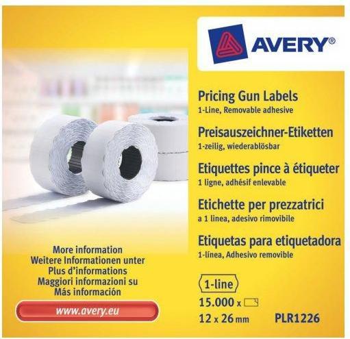Image du produit Avery Étiquettes de prix (26 x 12 mm, non permanentes)