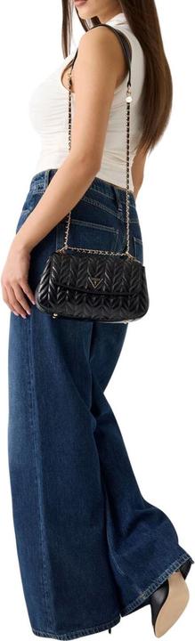 Actual product image Guess Herringbone Press Stud Handbag