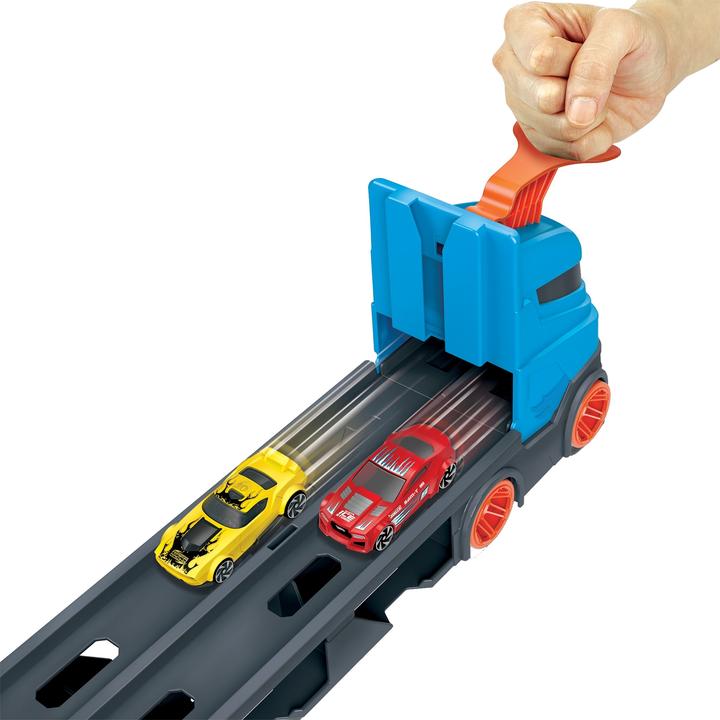 Actual product image Hot Wheels 2-in-1 Rennbahn-Transporter