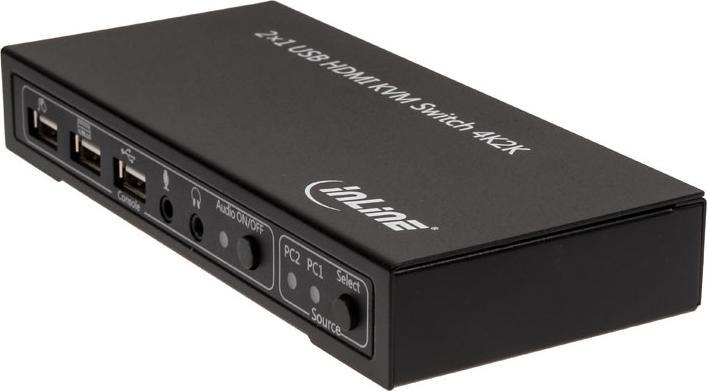 Actual product image InLine KVM Desktop Switch