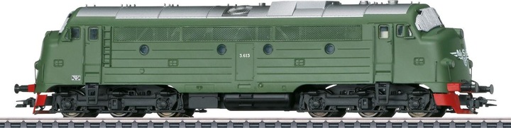 Actual product image Märklin 39686 H0 Diesel locomotive NOHAB Di3 of the NSB (Track H0)