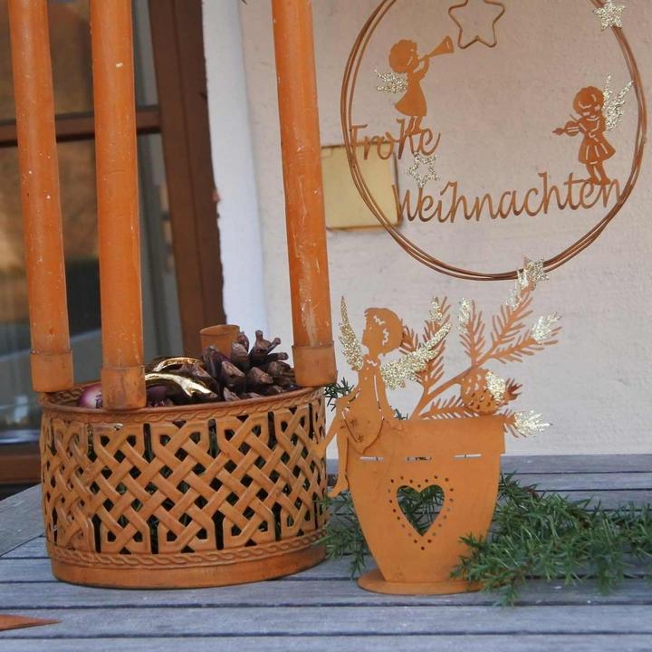 Actual product image Viana Teelichthalter Engel aus